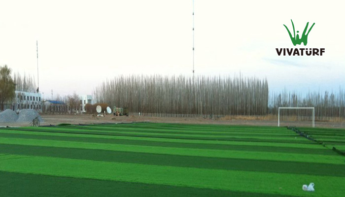 威腾人造草坪十一人制足球场地-甘肃酒泉卫星发射中心