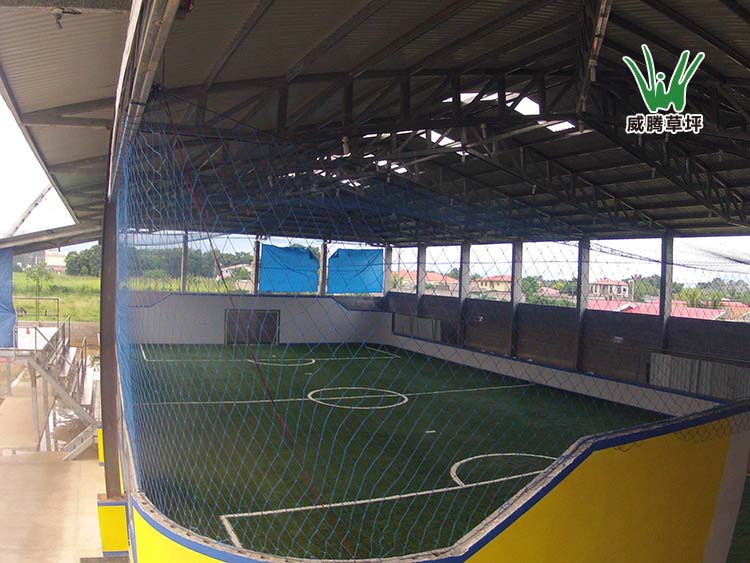 阿根廷五人制笼式足球场侧面图-威腾人造草坪