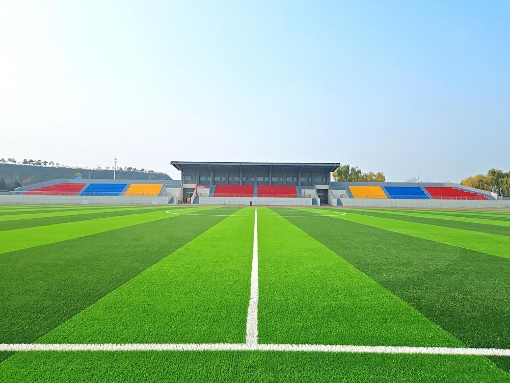 山西医科大学汾阳学院孝义校区，威腾免填充草坪场地